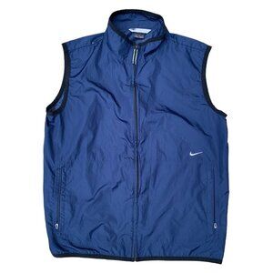 VINTAGE Nike Vest Large Navy Blue